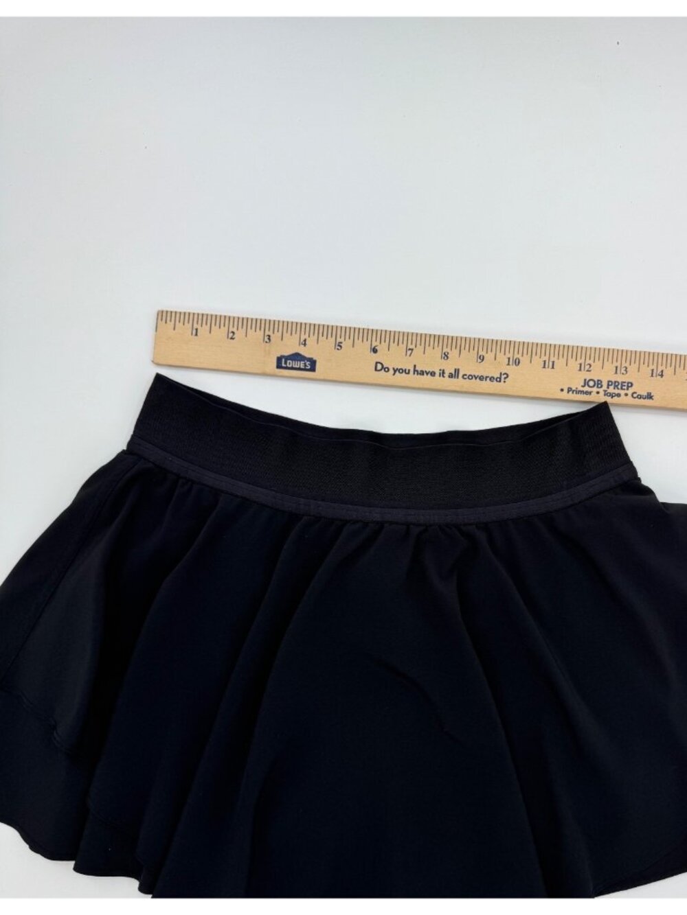 Lululemon Black Court Rival High Rise Athletic Skort With Built-In Shorts Size 8 - Picture 5 of 9